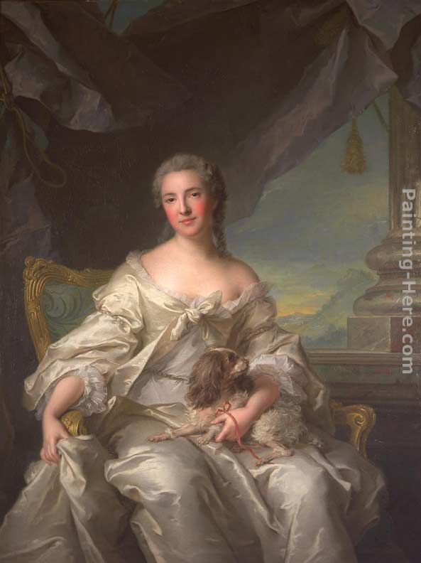 Madame La Comtesse D'Argenson painting - Jean Marc Nattier Madame La Comtesse D'Argenson art painting
